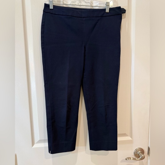 Talbots Chaltham blue crop pants size 4P. - Picture 1 of 6